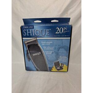 Shique Haircut Kit, 20 pieces, Adjustable Taper, Precision blades, Corded w/ Box